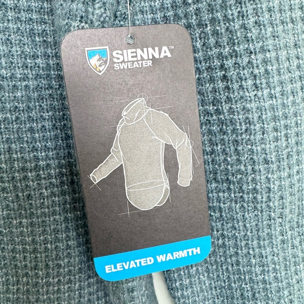 NWT KUHL sienna sweater in mineral blue Medium - Picture 9 of 9
